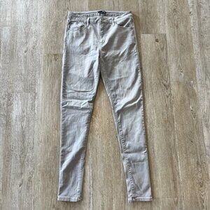 Womens Fashion Nova Grey Skinny Jeans - 13/31